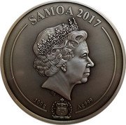 Samoa 10 Dollars (United States Capitol) SAMOA 2017 IRB 100G AG999 coin obverse Samoa 10 Dollars (United States Capitol) SAMOA 2017 IRB 100G AG999 coin obverse