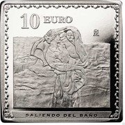 Spain 10 Euro (Centenary of the death of Joaquin Sorolla - The horse's bath) 10 EURO M SALIENDO DEL BAÑO coin reverse Spain 10 Euro (Centenary of the death of Joaquin Sorolla - The horse's bath) 10 EURO M SALIENDO DEL BAÑO coin reverse