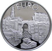 Bulgaria 10 Leva Old City Plovdiv 1999 Proof KM# 249 EURO coin reverse Bulgaria 10 Leva Old City Plovdiv 1999 Proof KM# 249 EURO coin reverse
