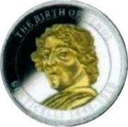 Samoa 10 Tala (Famous Painters. Boticelli) THE BIRTH OF... BOTTICELLI 1445-1510 coin reverse Samoa 10 Tala (Famous Painters. Boticelli) THE BIRTH OF... BOTTICELLI 1445-1510 coin reverse