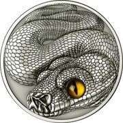 Samoa 10 Tala (Year of the Snake)  coin reverse