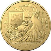 Australia 100 Dollars (Elizabeth II 6th Portrait - Coat of Arms - Queensland) 100 DOLLARS QUEENSLAND coin reverse Australia 100 Dollars (Elizabeth II 6th Portrait - Coat of Arms - Queensland) 100 DOLLARS QUEENSLAND coin reverse