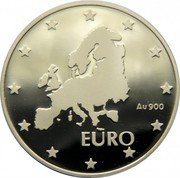 Bulgaria 100 Leva 120 Years Council of Ministers 1999 Proof KM# 255 AU 900 EURO coin reverse Bulgaria 100 Leva 120 Years Council of Ministers 1999 Proof KM# 255 AU 900 EURO coin reverse