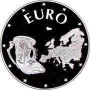 Bulgaria 10000 Leva Rhyton 1998 Proof KM# 235 EURO coin reverse Bulgaria 10000 Leva Rhyton 1998 Proof KM# 235 EURO coin reverse