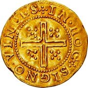 Portugal 2 Cruzados Filipe II Lisboa mint ND (1598-1621)  IN HOC SIGNO VINCES coin reverse Portugal 2 Cruzados Filipe II Lisboa mint ND (1598-1621)  IN HOC SIGNO VINCES coin reverse