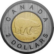 Canada 2 Dollars Polar bear. Transition Obverse 2023 Greater Sage-Grouse specimen set CANADA BT 2 DOLLARS coin reverse Canada 2 Dollars Polar bear. Transition Obverse 2023 Greater Sage-Grouse specimen set CANADA BT 2 DOLLARS coin reverse