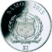 Samoa 2 Tala (Royal Train King Ludwiig II) SAMOA 2015 $2 FA'AVAE I LE ATUA SAMOA coin obverse Samoa 2 Tala (Royal Train King Ludwiig II) SAMOA 2015 $2 FA'AVAE I LE ATUA SAMOA coin obverse