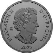 Canada 20 dollars St. Edward’s Crown 2023 Proof 1952 2022 2023 ELIZABETH II D G REGINA SB coin obverse Canada 20 dollars St. Edward’s Crown 2023 Proof 1952 2022 2023 ELIZABETH II D G REGINA SB coin obverse