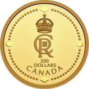 Canada 200 Dollars (Charles III’s Royal Cypher. Transition Obverse) C III R 200 DOLLARS CANADA coin reverse Canada 200 Dollars (Charles III’s Royal Cypher. Transition Obverse) C III R 200 DOLLARS CANADA coin reverse