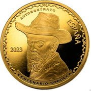 Spain 200 Euro (Centenary of the death of Joaquin Sorolla) AUTORRETRATO 2023 ESPAÑA coin obverse