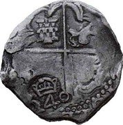 Portugal 240 Reis (Joao IV Countermark) 240 coin obverse Portugal 240 Reis (Joao IV Countermark) 240 coin obverse