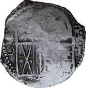 Portugal 240 Reis (Joao IV Countermark)  coin reverse Portugal 240 Reis (Joao IV Countermark)  coin reverse
