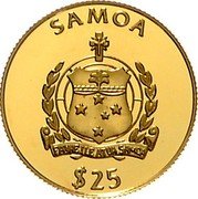Samoa 25 Tala (Tanumafili II Olympic Games 2000) KM# 158 OLYMPIC GAMES 2000 1998 coin reverse Samoa 25 Tala (Tanumafili II Olympic Games 2000) KM# 158 OLYMPIC GAMES 2000 1998 coin reverse