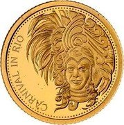 Samoa 5 Tala (Carnival in Rio) CARNIVAL IN RIO coin reverse