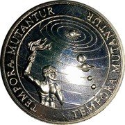 Samoa 5 Tala (Tempora Mutantur. Solid Version) TEMPORA MUTANTUR coin reverse Samoa 5 Tala (Tempora Mutantur. Solid Version) TEMPORA MUTANTUR coin reverse