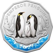 Australia 50 Cents (Emperor Penguin) EMPEROR PENGUIN AWB coin reverse Australia 50 Cents (Emperor Penguin) EMPEROR PENGUIN AWB coin reverse