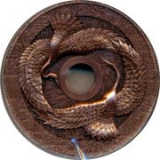 Samoa 50 Cents (Everything Goes Well Metal)  coin reverse Samoa 50 Cents (Everything Goes Well Metal)  coin reverse