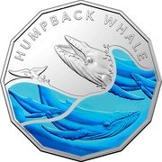 Australia 50 Cents (Humpback Whale) HUMPBACK WHALE AWB coin reverse Australia 50 Cents (Humpback Whale) HUMPBACK WHALE AWB coin reverse