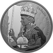 Canada 50 Dollars (Queen Elizabeth II's Coronation) CANADA 50 DOLLARS coin reverse Canada 50 Dollars (Queen Elizabeth II's Coronation) CANADA 50 DOLLARS coin reverse