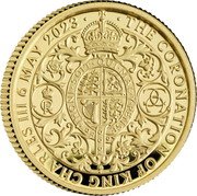 UK 50 Pence The Coronation of HM King Charles III. Royal Arms 2023 THE CORONATION OF KING CHARLES III 6 MAY 2023 HONI SOIT QUI MAL Y PENSE coin reverse UK 50 Pence The Coronation of HM King Charles III. Royal Arms 2023 THE CORONATION OF KING CHARLES III 6 MAY 2023 HONI SOIT QUI MAL Y PENSE coin reverse