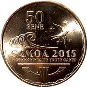 Samoa 50 Sene (Commonwealth Youth Games) 50 SENE SAMOA 2015 V COMMONWEALTH YOUTH GAMES coin reverse Samoa 50 Sene (Commonwealth Youth Games) 50 SENE SAMOA 2015 V COMMONWEALTH YOUTH GAMES coin reverse