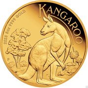 Australia 500 Dollars (Australian Kangaroo) IJ P KANGAROO 2023 5 OZ 9999 GOLD coin reverse Australia 500 Dollars (Australian Kangaroo) IJ P KANGAROO 2023 5 OZ 9999 GOLD coin reverse