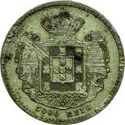 Portugal 5000 Reis (Carlos I Pattern) KM# Pn191 5000 REIS coin reverse Portugal 5000 Reis (Carlos I Pattern) KM# Pn191 5000 REIS coin reverse