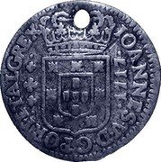 Portugal 6 Vintens Joao V 1717  Gomes#J5 66 IOANNES.V.D G PORT ET.ALG REX 1717 coin obverse Portugal 6 Vintens Joao V 1717  Gomes#J5 66 IOANNES.V.D G PORT ET.ALG REX 1717 coin obverse