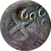 Portugal 60 Reis (Joao IV Countermark "6O" over "½ Tostao") 60 coin obverse Portugal 60 Reis (Joao IV Countermark "6O" over "½ Tostao") 60 coin obverse