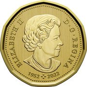 Canada Dollar Greater Sage-Grouse 2023 In Sets only 1952 2022 ELIZABETH II D G REGINA SB coin obverse Canada Dollar Greater Sage-Grouse 2023 In Sets only 1952 2022 ELIZABETH II D G REGINA SB coin obverse