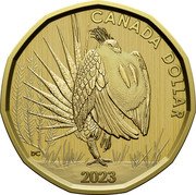 Canada Dollar Greater Sage-Grouse 2023 In Sets only 2023 CANADA DC DOLLAR coin reverse Canada Dollar Greater Sage-Grouse 2023 In Sets only 2023 CANADA DC DOLLAR coin reverse