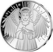 Samoa Half Dollar (Guardian angel. Dove)  coin reverse Samoa Half Dollar (Guardian angel. Dove)  coin reverse