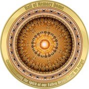 Niue Two Dollars (Hall of Memory Dome) HALL OF MEMORY DOME COMMEMORATING THE SPIRIT OF OUR FALLEN HEROES - LEST WE FORGET coin reverse Niue Two Dollars (Hall of Memory Dome) HALL OF MEMORY DOME COMMEMORATING THE SPIRIT OF OUR FALLEN HEROES - LEST WE FORGET coin reverse
