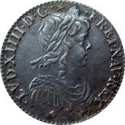France 1/12 ECU (10 Sols) Louis XIV 1659 D KM# 166.4 LVD XIIII D G FR ET NAV REX coin obverse France 1/12 ECU (10 Sols) Louis XIV 1659 D KM# 166.4 LVD XIIII D G FR ET NAV REX coin obverse