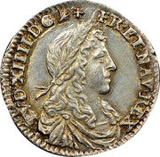France 1/12 ECU (10 Sols) Louis XIV 1660 Z KM# 210 LVD XIIII D G FR ET NAV REX coin obverse