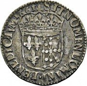 France 1/12 ECU (10 Sols) Louis XIV 1661 V KM# 181 SIT NOMEN DOMINI BENEDICTVM 1661 coin reverse France 1/12 ECU (10 Sols) Louis XIV 1661 V KM# 181 SIT NOMEN DOMINI BENEDICTVM 1661 coin reverse