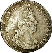 France 1/12 ECU (10 Sols) Louis XIV 1694 D KM# 290.3 LVD XIIII D G FR ET NAV REX coin obverse France 1/12 ECU (10 Sols) Louis XIV 1694 D KM# 290.3 LVD XIIII D G FR ET NAV REX coin obverse