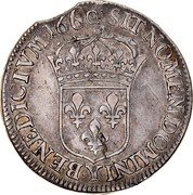 France 1/2 ECU Louis XIV 1660 Y KM# 200 SIT NOMEN DOMINI Y BENEDICTVM 1660 coin reverse France 1/2 ECU Louis XIV 1660 Y KM# 200 SIT NOMEN DOMINI Y BENEDICTVM 1660 coin reverse