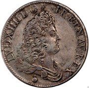 France 1/2 ECU Louis XIV 1685 A KM# 262.1 LVD XIIII D G FR ET NAV REX coin obverse France 1/2 ECU Louis XIV 1685 A KM# 262.1 LVD XIIII D G FR ET NAV REX coin obverse