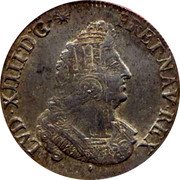 France 1/2 ECU Louis XIV 1694 & KM# 295.24 LVD XIIII D G FR ET NAV REX coin obverse France 1/2 ECU Louis XIV 1694 & KM# 295.24 LVD XIIII D G FR ET NAV REX coin obverse