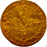 France 1/2 ECU D’or Louis XIV 1643 A KM# 145.1 A XPS REGNAT VINCIT ET IMP 1643 coin reverse France 1/2 ECU D’or Louis XIV 1643 A KM# 145.1 A XPS REGNAT VINCIT ET IMP 1643 coin reverse