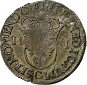 France 1/4 ECU Henry IV 1603 C KM# 28 SIT NOMEN DOMINI BENEDICTVM C II II coin reverse France 1/4 ECU Henry IV 1603 C KM# 28 SIT NOMEN DOMINI BENEDICTVM C II II coin reverse