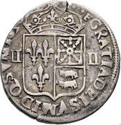 France 1/4 ECU Louis XIII 1630 KM# 49.2 GRATIA DEI SVM ID Q SVM 1612 II II coin reverse France 1/4 ECU Louis XIII 1630 KM# 49.2 GRATIA DEI SVM ID Q SVM 1612 II II coin reverse