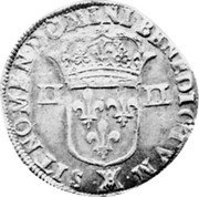 France 1/4 ECU Louis XIV 1644 KM# 142.21 SIT NOMEN DOMINI BENEDICTVM VA II II coin reverse France 1/4 ECU Louis XIV 1644 KM# 142.21 SIT NOMEN DOMINI BENEDICTVM VA II II coin reverse