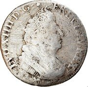 France 1/4 ECU Louis XIV 1694 I KM# 293.11 LVD XIIII D G FR ET NAV REX coin obverse France 1/4 ECU Louis XIV 1694 I KM# 293.11 LVD XIIII D G FR ET NAV REX coin obverse