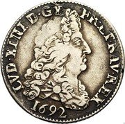 France 1/4 ECU (Louis XIV) KM# 270.6 LVD XIIII D G FR ET NAV REX 1692 coin obverse France 1/4 ECU (Louis XIV) KM# 270.6 LVD XIIII D G FR ET NAV REX 1692 coin obverse