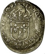 France 15 Deniers Louis XIV 1693 P KM# 287.6 SIT NOMEN DOMINI BENEDICTVM 1693 coin reverse France 15 Deniers Louis XIV 1693 P KM# 287.6 SIT NOMEN DOMINI BENEDICTVM 1693 coin reverse