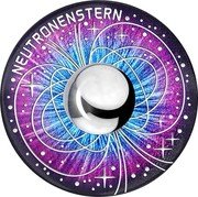 Austria 20 Euro (Neutron star) NEUTRONENSTERN coin reverse