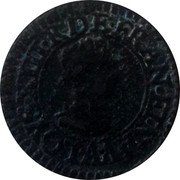 France Denier Tournois Louis XIII 1611 A KM# 42.1 LOYS XIII R D(E) FRAN ET NAV A coin obverse France Denier Tournois Louis XIII 1611 A KM# 42.1 LOYS XIII R D(E) FRAN ET NAV A coin obverse