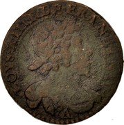 France Double Tournois Louis XIII 1629 A KM# 86.1 LOYS XIII R D FRAN ET NAV A coin obverse